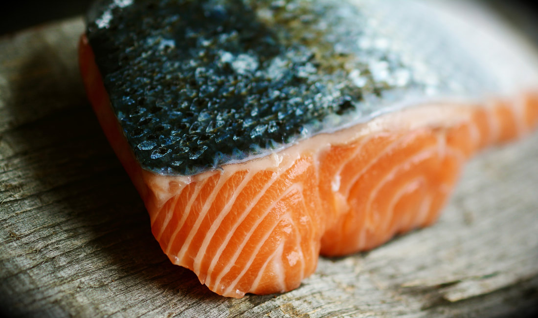 August's featured commodity is canned salmon